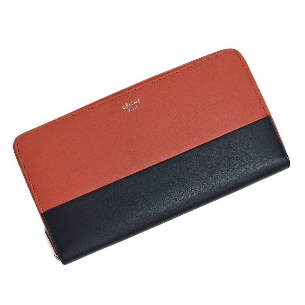 Celine Solo Large Zipped Multifunction Bicolor Lo… - image 1